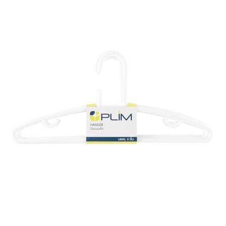 HANGER PLIM H1170,P1170 WHITE PACK6
