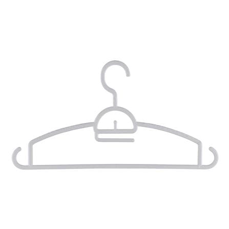 CLOTHES HANGER PLIM H1174,P1174 WHITE PACK6