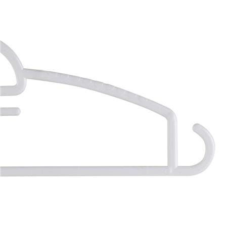 CLOTHES HANGER PLIM H1174,P1174 WHITE PACK6