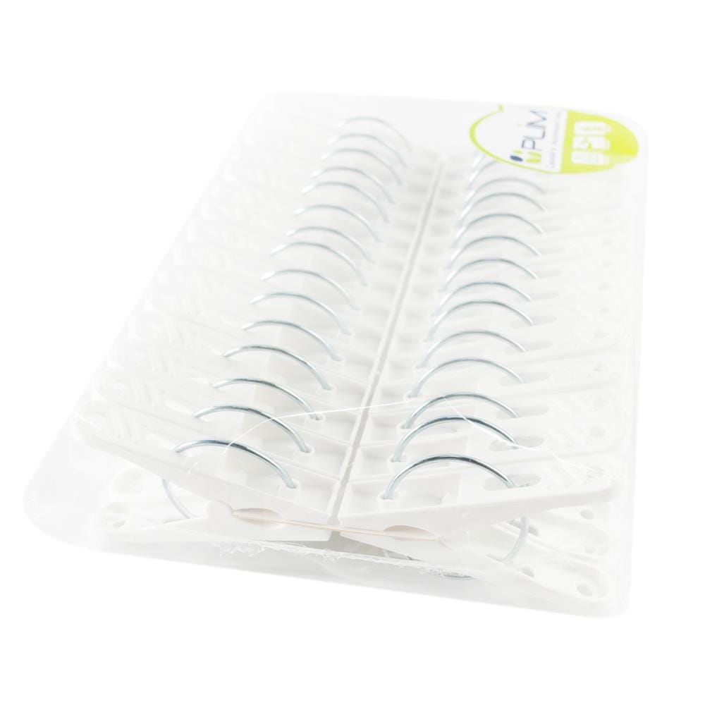 CLOTH CLIP PLIM WHITE PACK30