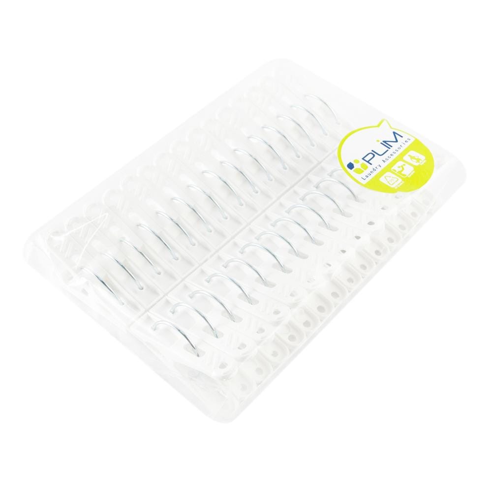 CLOTH CLIP PLIM WHITE PACK30