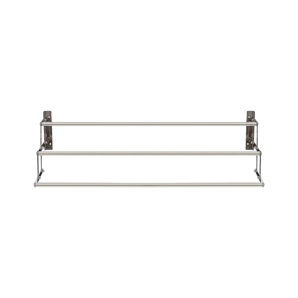 WALL RACK STAINLESS 3 STEPS 80cm PLIM