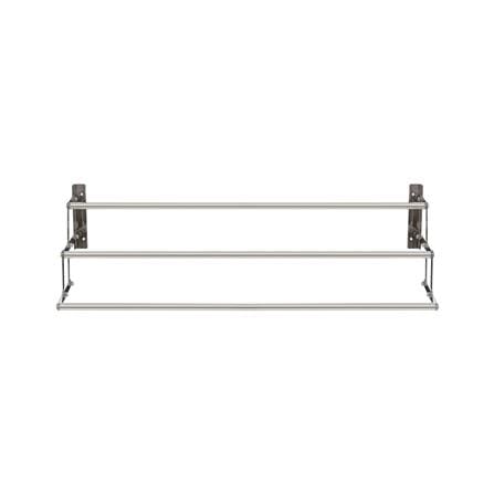 WALL RACK STAINLESS 3 STEPS 80cm PLIM