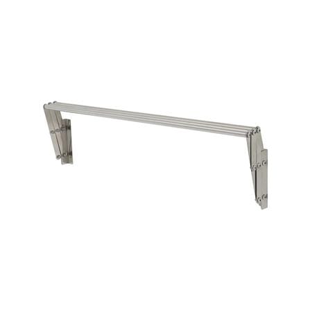 WALL RACK STAINLESS 3 STEPS 80cm PLIM