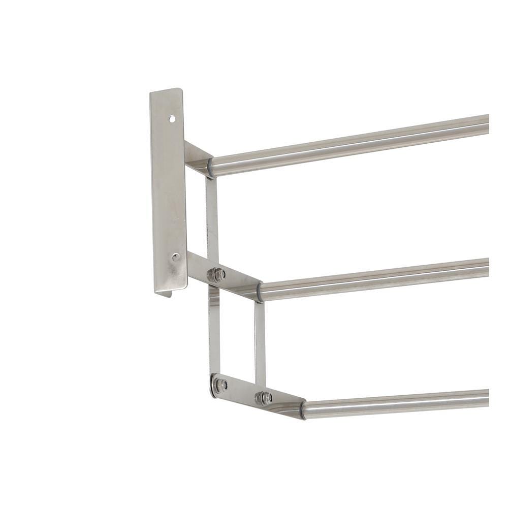 WALL RACK STAINLESS 3 STEPS 100cm PLIM
