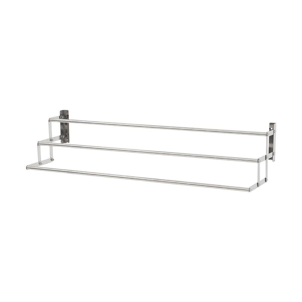 WALL RACK STAINLESS 3 STEPS 100cm PLIM