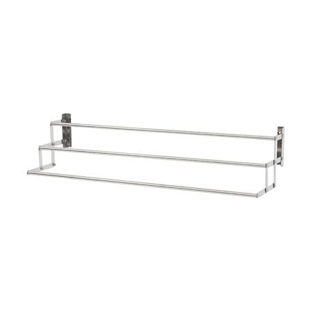 WALL RACK STAINLESS 3 STEPS 100cm PLIM