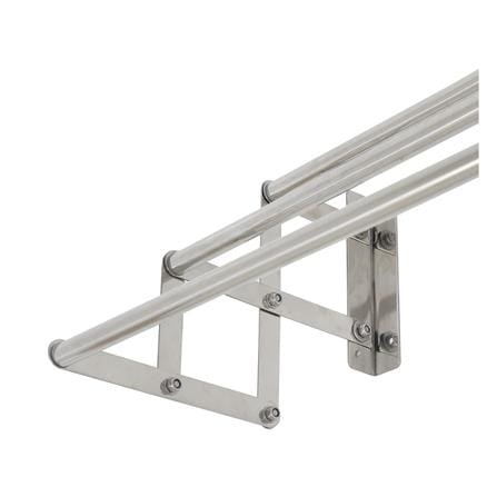 WALL RACK STAINLESS 3 STEPS 100cm PLIM