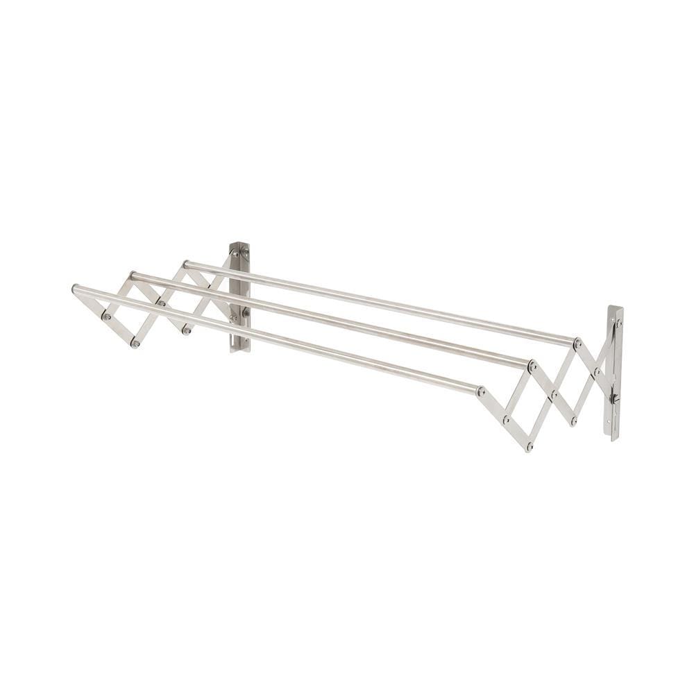 WALL RACK STAINLESS 3 BARS 80cm PLIM