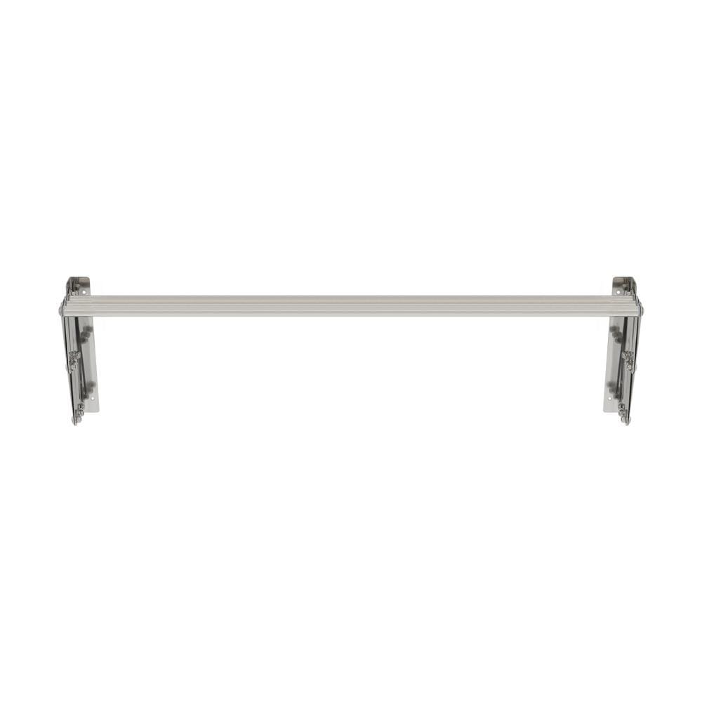 WALL RACK STAINLESS 3 BARS 80cm PLIM