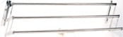 WALL RACK STAINLESS 3 BARS 80cm PLIM