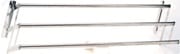 WALL RACK STAINLESS 3 BARS 100cm PLIM