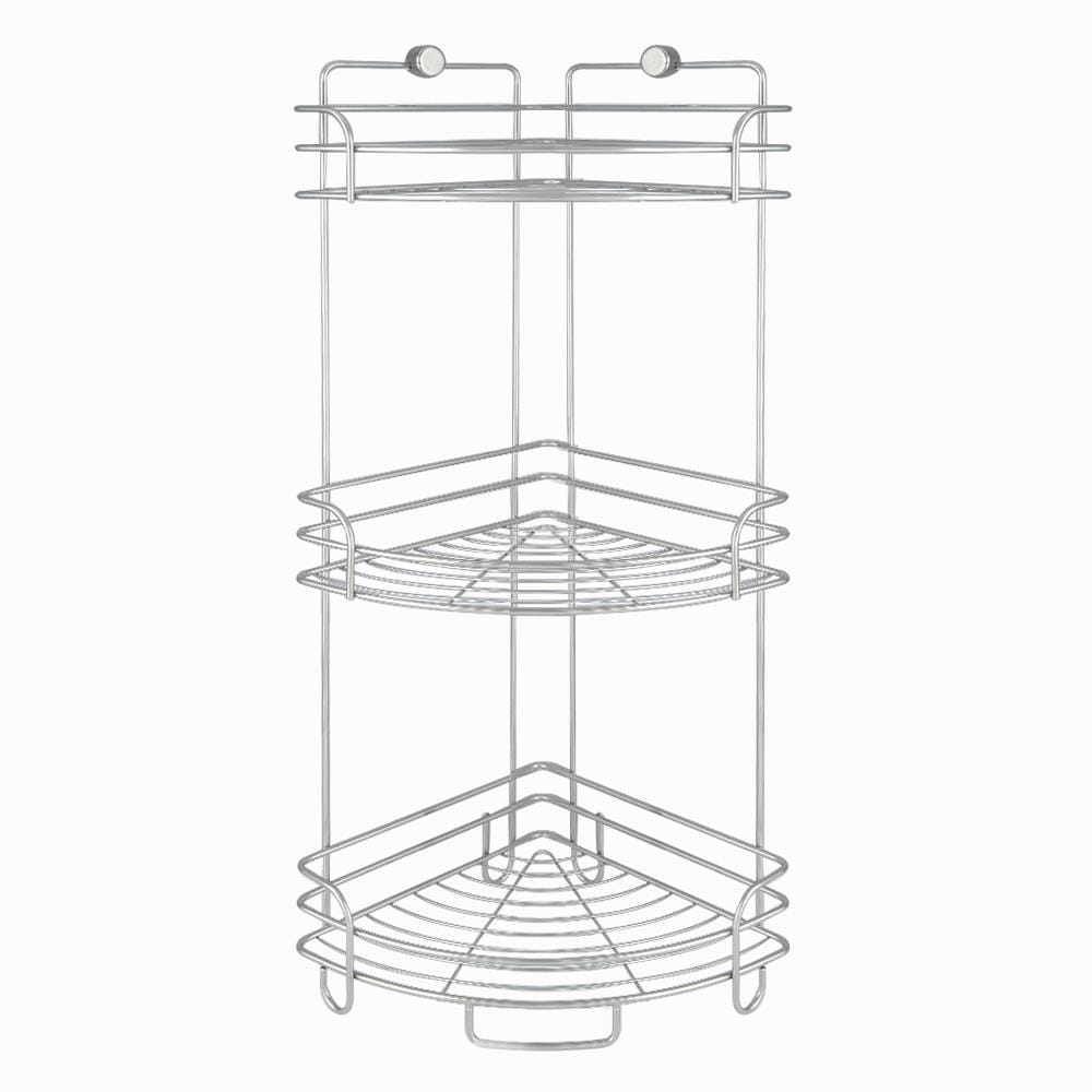 STAINLESS STEEL CORNER RACK EKONO ST-3223 3-TIER