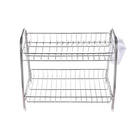 2-TIER STAINLESS STEEL FREESTANDING DISH DRAINER EKONO S