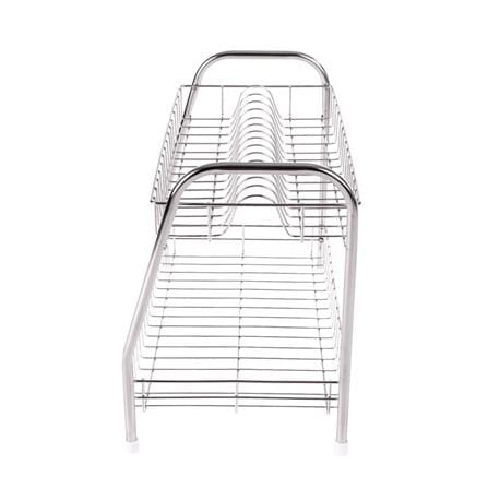 2-TIER STAINLESS STEEL FREESTANDING DISH DRAINER EKONO S