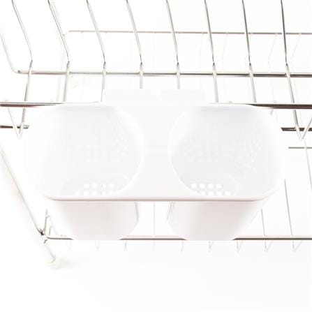 2-TIER STAINLESS DISH DRAINER RACK EKONO L