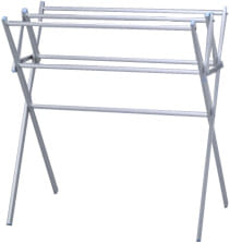 6-BAR FREESTANDING ALUMINUM TOWEL RACK PLIM