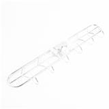 STAINLESS STEEL KITCHEN RAIL WITH 6 HOOKS KECH LEAF 45CM