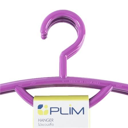 CLOTHES HANGER PLIM KING SIZE PURPLE PACK6