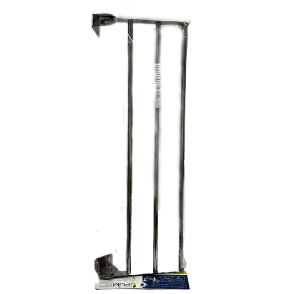 WALL RACK STAINLESS FOLDABLE 3 BARS 80cm PLIM