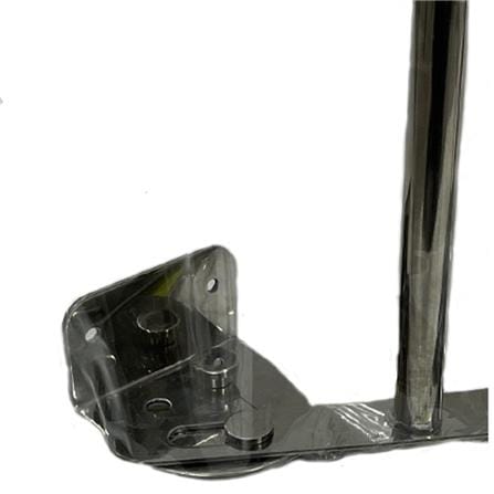 WALL RACK STAINLESS FOLDABLE 3 BARS 80cm PLIM