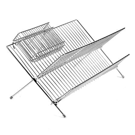 X-SHAPED DISH DRAINER RACK WITH CUTLERY HOLDER KECH HP-015