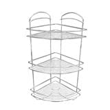 CORNER RACK CHROME 3TIERS CW12076