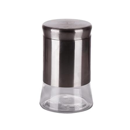 ROUND GLASS CANISTER WITH SCREW LID M