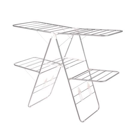 TOWEL RACK STNLESS 2TIER FOLDABLE 137X60X112CM PLIM