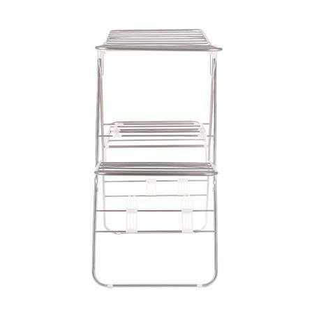 TOWEL RACK STNLESS 2TIER FOLDABLE 137X60X112CM PLIM