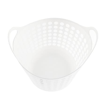 ROUND LAUNDRY BASKET PIONEER 86100014 WHITE
