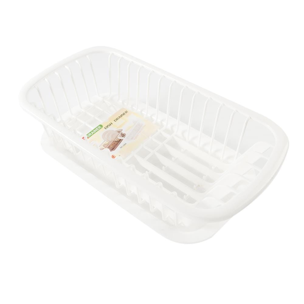 PLASTIC DISH DRAINER JCJ 2404 WHITE