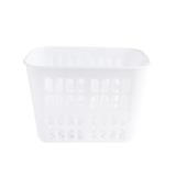 2-COMPARTMENT SQUARE--SHAPED KITCHEN UTENSIL HOLDER JCJ 1190 WHITE