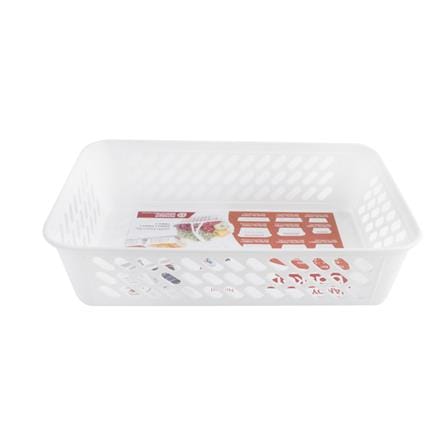 MEDIUM SQUARE BASKET PIONEER WHITE