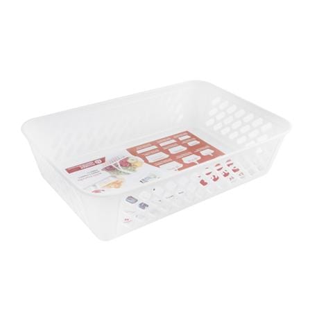 MEDIUM SQUARE BASKET PIONEER WHITE