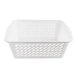 LARGE SQUARE BASKET PIONEER WHITE