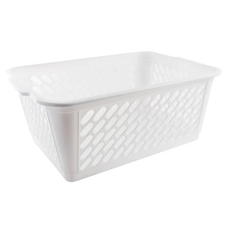 LARGE SQUARE BASKET PIONEER WHITE