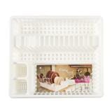 PLASTIC DISH DRAINER G-WARE 266 WHITE