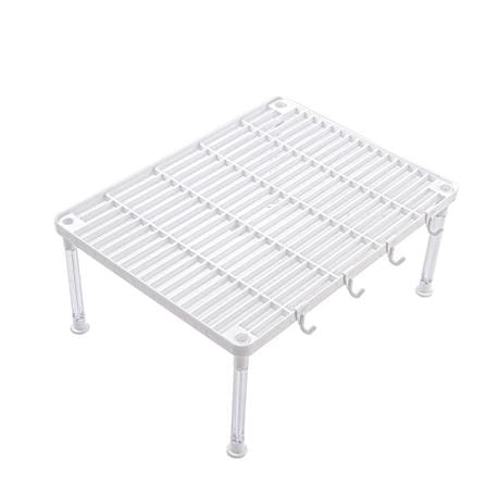 HOMEPRO KEYWAY KITCHEN RACK 1 TIER WITH 4 HOOK AE219 W50XD38.1XH22.3 CM WHITE