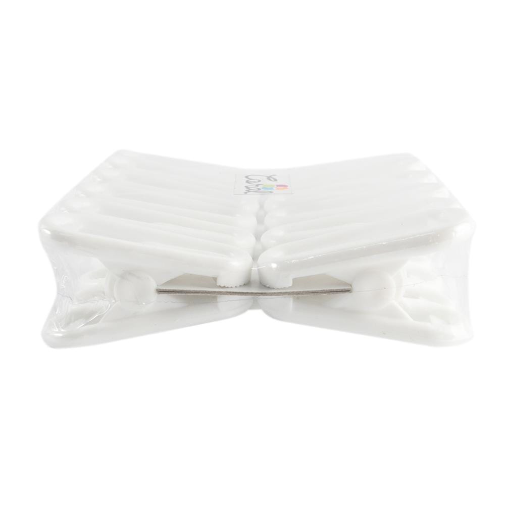 CLOTH CLIP CSP WHITE PACK12