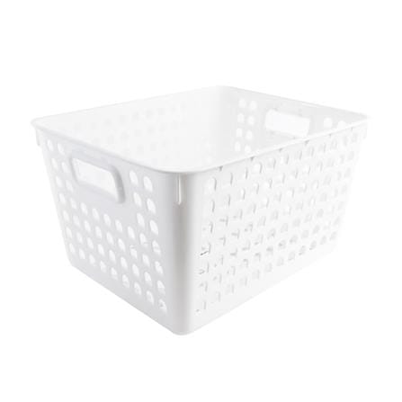 RECTANGULAR BASKET CSP 1259 WHITE