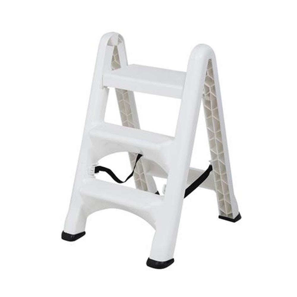STEP STOOL MATALL 3-STEP WHITE