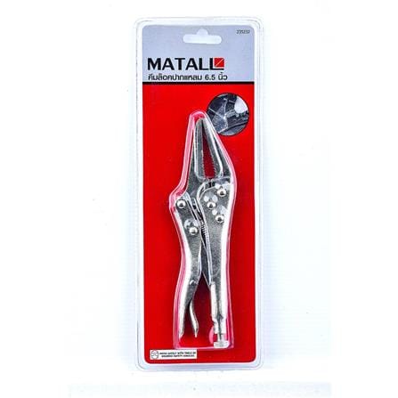 LONG NOSE LOCKING PLIERS MATALL DT1622 6.5"