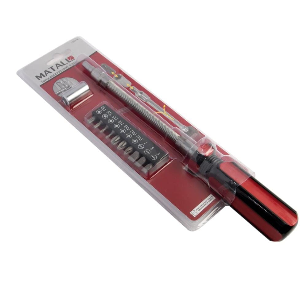 RATCHET SCREWDRIVER MATALL 12-IN-1