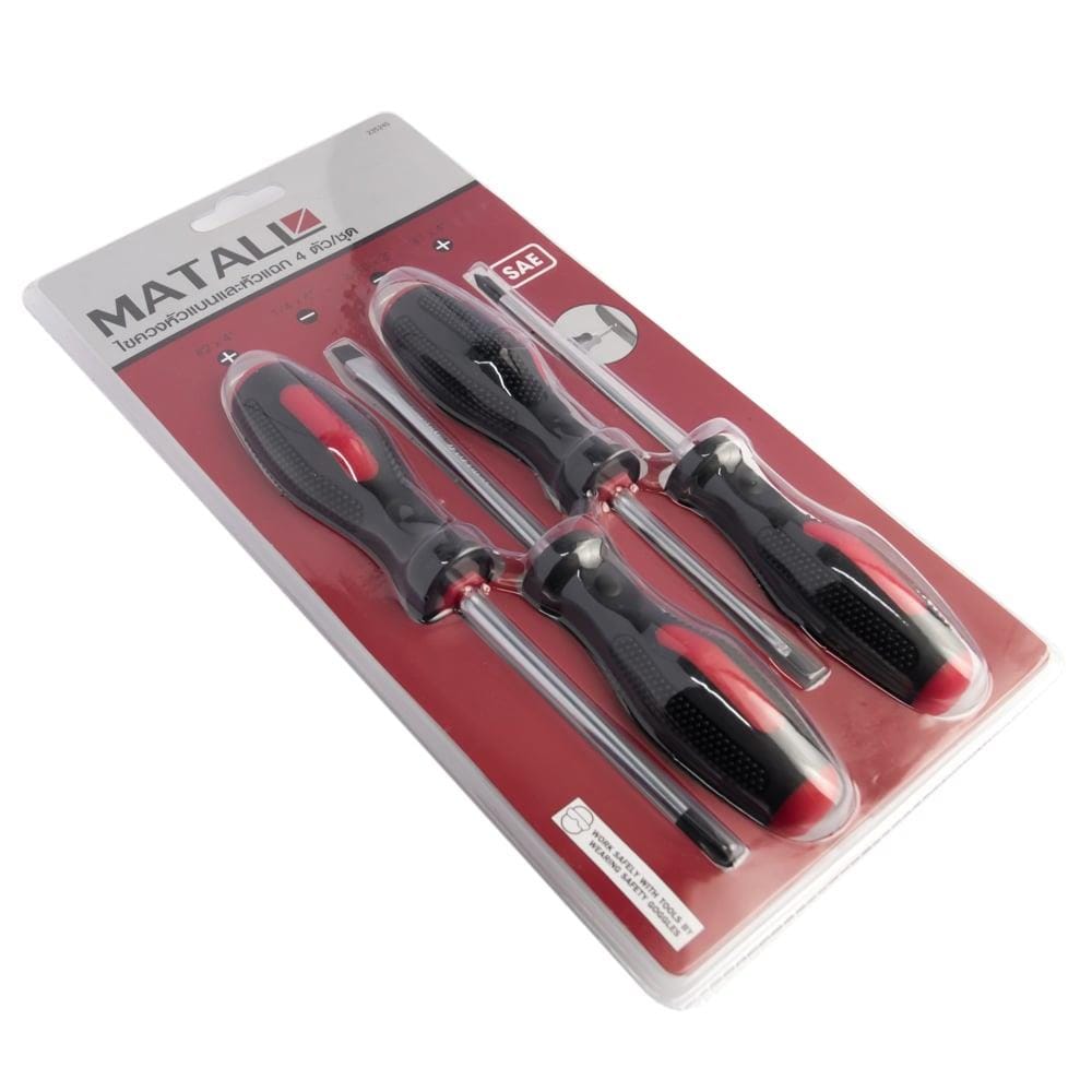 SCREWDRIVER SET MATALL DT1011 4EA/SET
