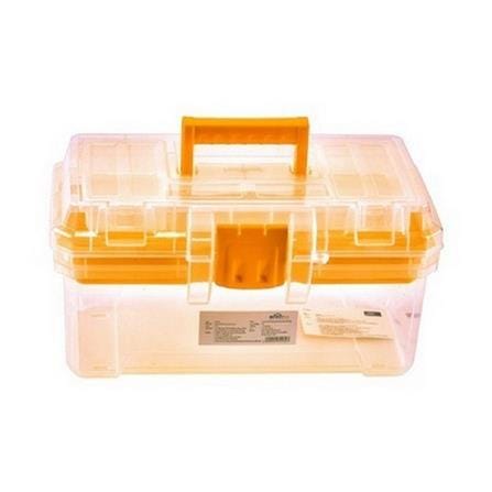 HOMEPRO HUALEI TOOL BOX DIY 15.5" W40XD21XH21 CM CLEAR