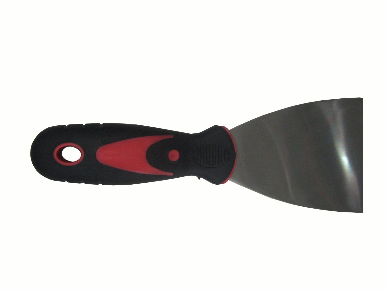 PUTTY KNIFE WITH PLASTIC HANDLE SHINO 3IN BLACK-RED
