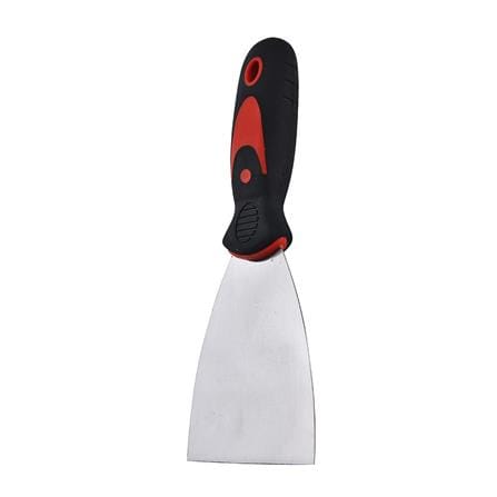 PUTTY KNIFE WITH PLASTIC HANDLE SHINO 3IN BLACK-RED