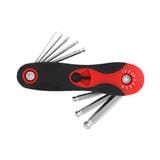 FOLDING BALL END HEX KEY WRENCH SET MATALL 8-KEY