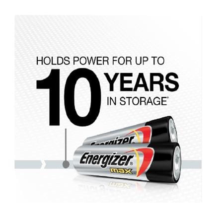 MAX AA 1.5V ALKALINE BATTERY 8PC E91BP8M ENERGIZER